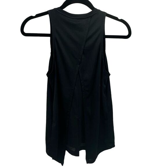 Nike Dri-Fit Running Muscle Tank Womens XS Black Blue Pink Swoosh Performance - Picture 2 of 4